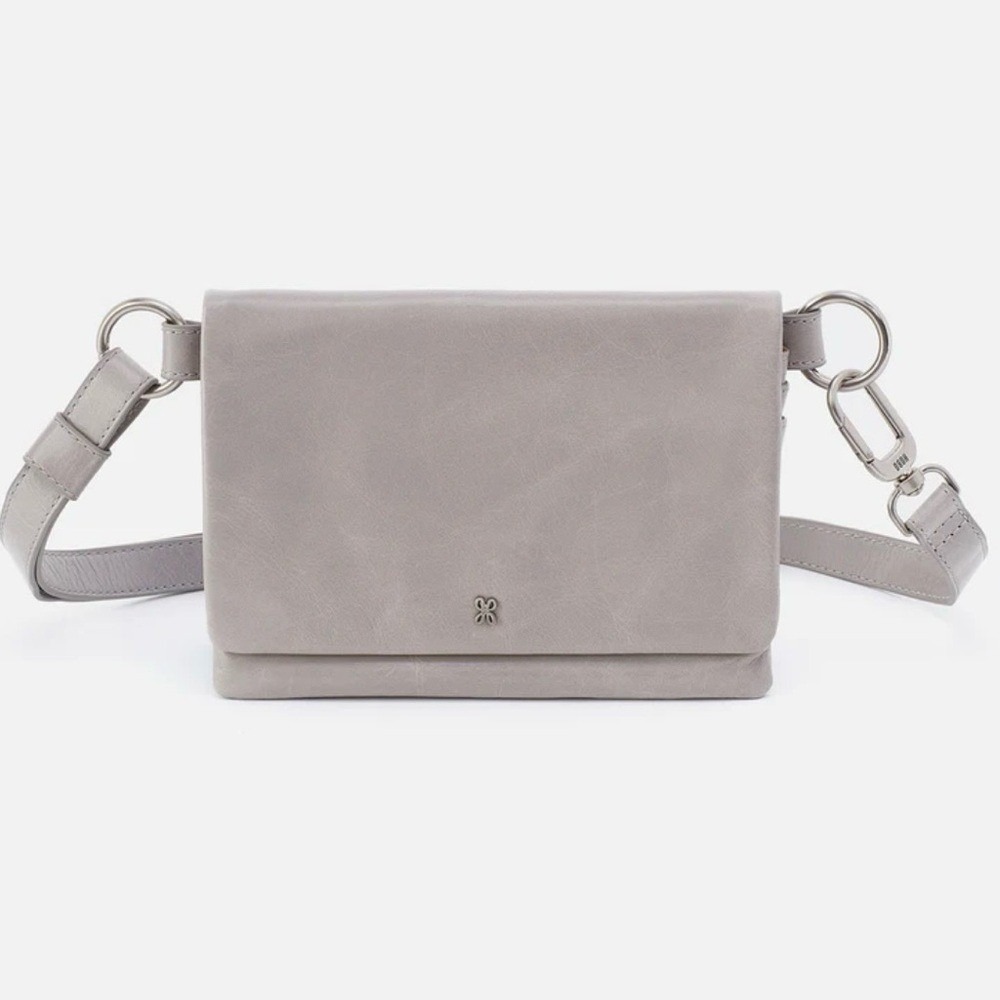 HOBO Winn Belt and Crossbody Bag, Light Gray,‎